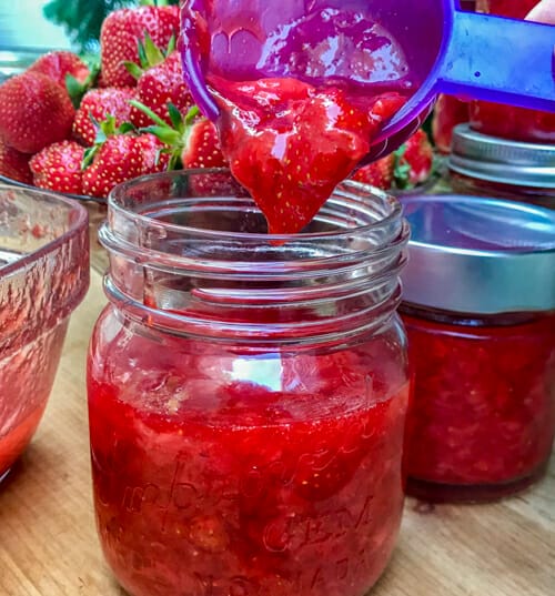 strawberry freezer jam