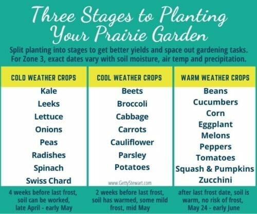 when to plant chart