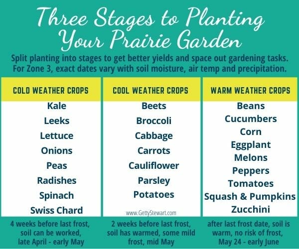 when to plant chart