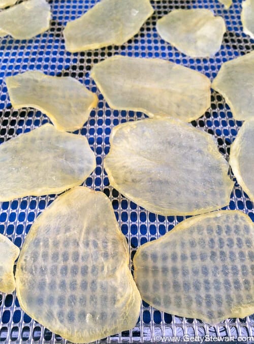 dried potato slices