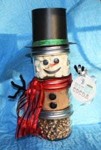 Snowman Hot Cocoa Mix in Jar