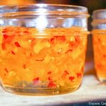 hot pepper jelly in jar