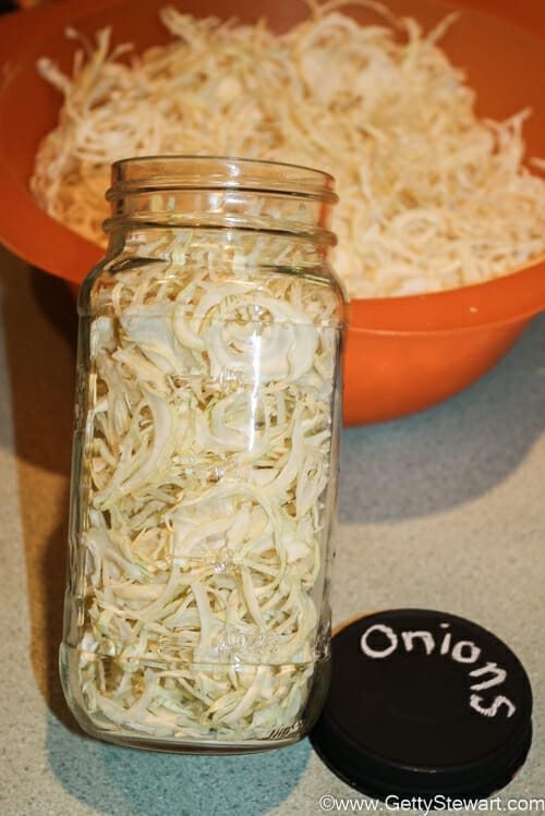 dried onions
