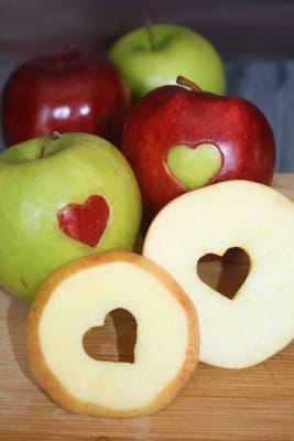 Hearts on Apples two styles