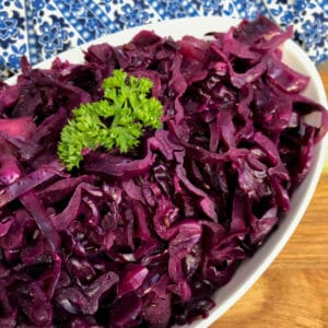 sauteed red cabbage sq