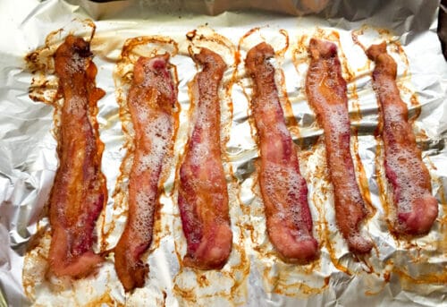 crispy bacon done in the oven