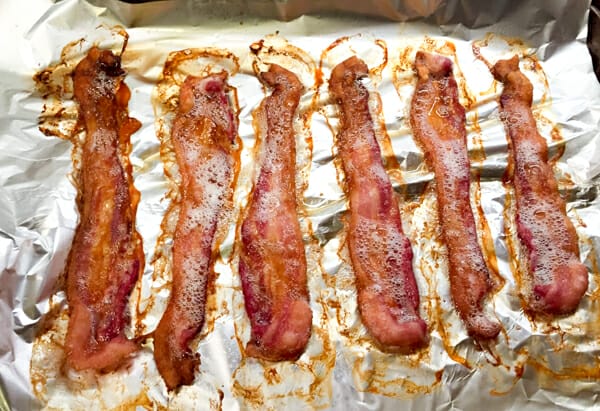 crispy bacon done in the oven