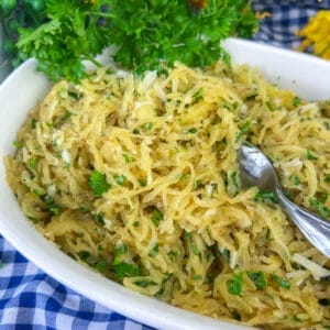 Herb and Parmesan Spaghetti Squash- A Tasty, Easy Side Dish