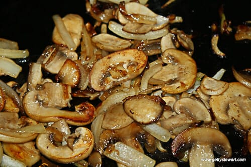 sauteed mushrooms and onions