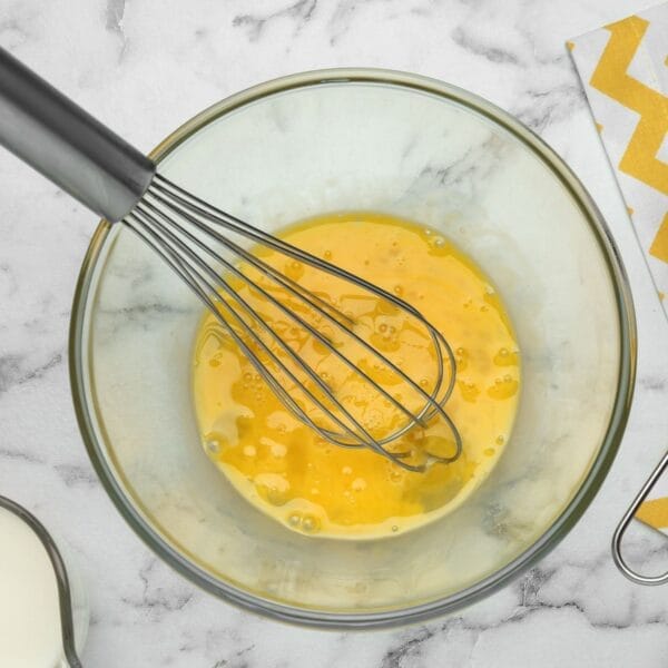 eggs whisked together