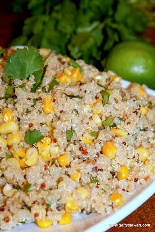 quinoa and corn