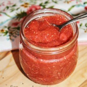 Strawberry Rhubarb Chia Seed Jam – How to Make it and Store It