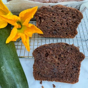 Chocolate Zucchini Loaf – Two Loaves with Freezing Instructions