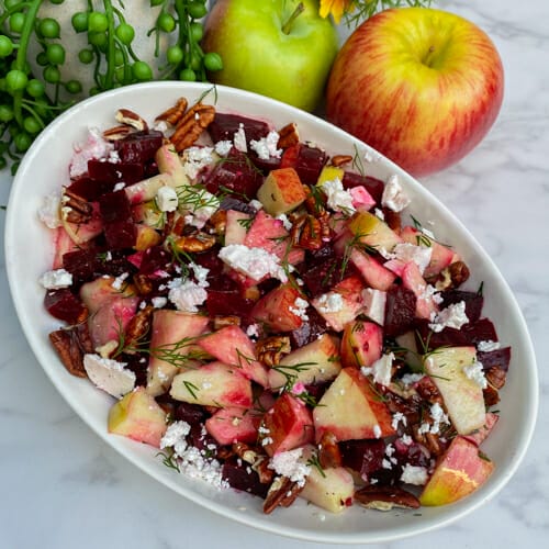 Apple and Beet Salad – A stunning no lettuce salad
