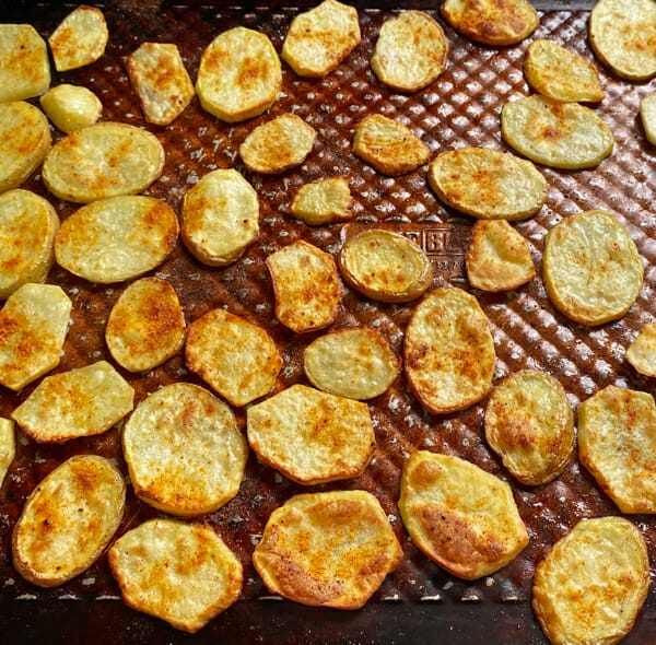 chili cheese roasted potatoes