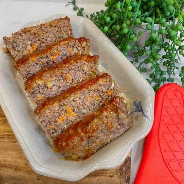 texture of meatloaf slices