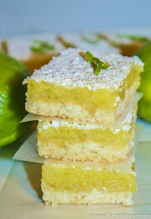 tower of lime bars