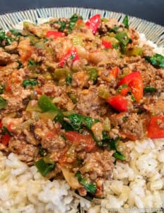 Southern Beef ‘n Rice – Spice it Up or Down!