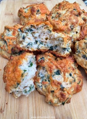 nettle & cheese biscuit