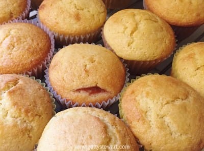 lovely cornmeal muffins - watermarked