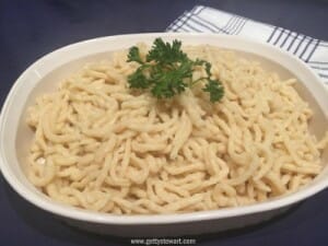 How to Make German Noodles or Spaetzle or Spätzle