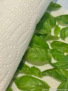 How to Dry Basil in the Microwave