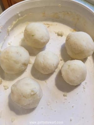 mashed potato balls