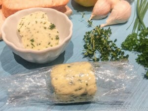herb butter freezing