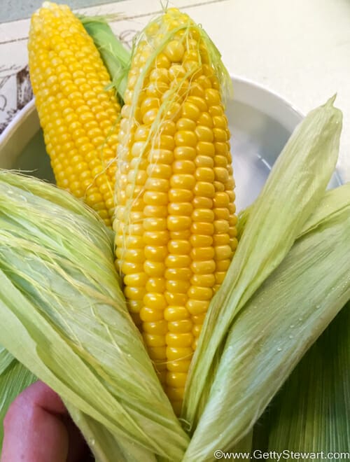 corn on cob from microwave done
