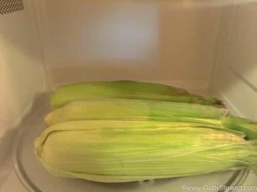 corn on the cob in microwave