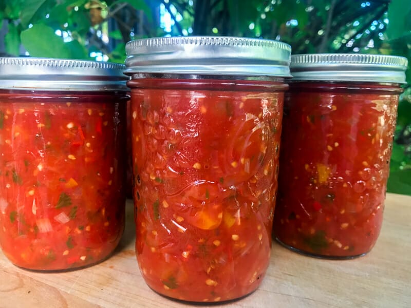 How to Can Salsa Safely - Hot Water Bath Canning