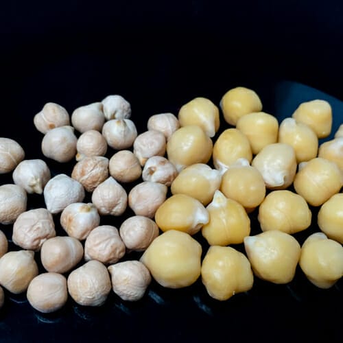 dried and soaked chickpeas cook chickpeas