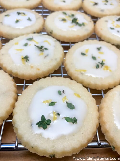 lemon thyme cookies