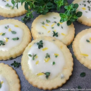 lemon thyme cookies