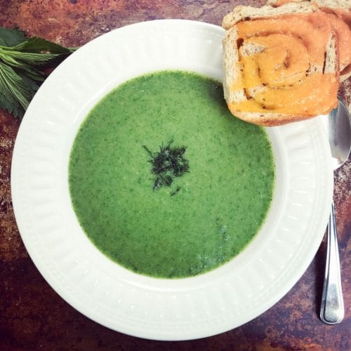 cheddar chive rolls with soup sq
