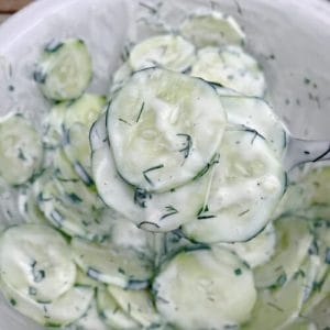 Creamy Cucumber Salad – German Style