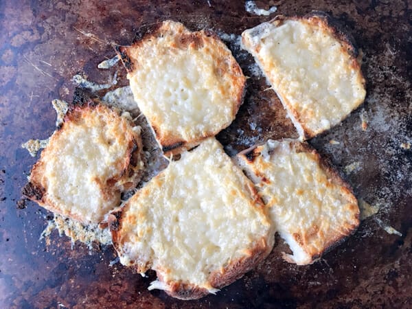 broiled cheese for french onion soup