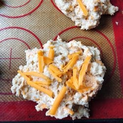 cheddar cheese biscuit raw
