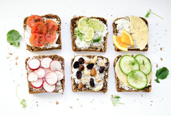 healthy snack ideas sandwiches