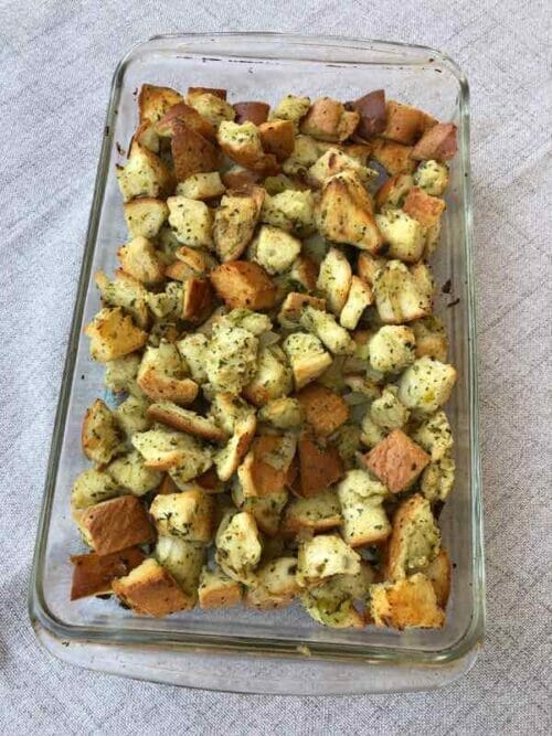 cooked stuffing