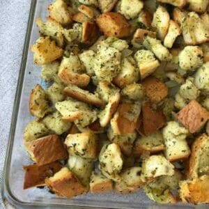 cooked stuffing