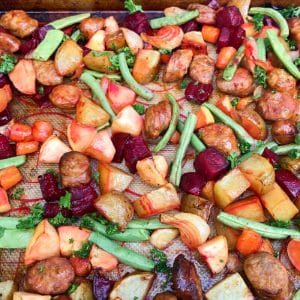 Apple and Sausage Sheet Pan Dinner – Quick Weeknight Meal