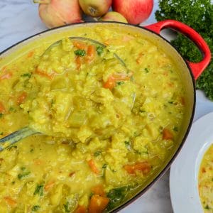 How to Make Mulligatawny Soup with Chicken, Apple & Rice
