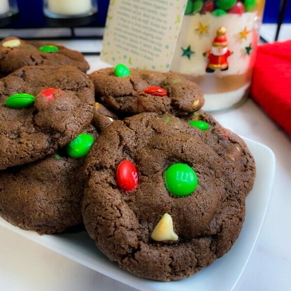 baked m & m cookies
