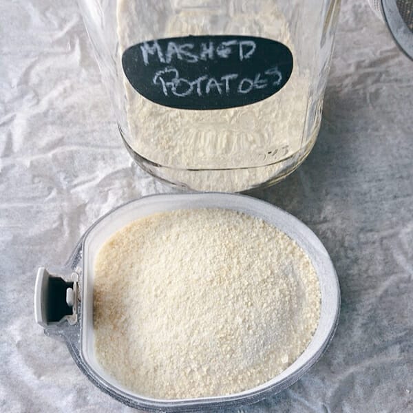 powdered mashed potatoes