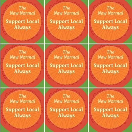 support local poster