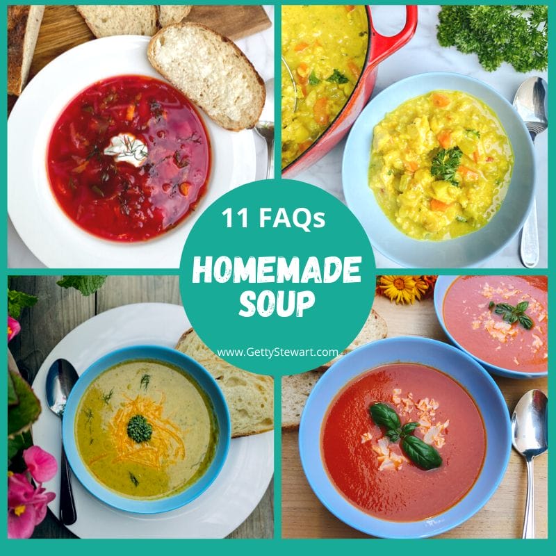 11 FAQs soup collage