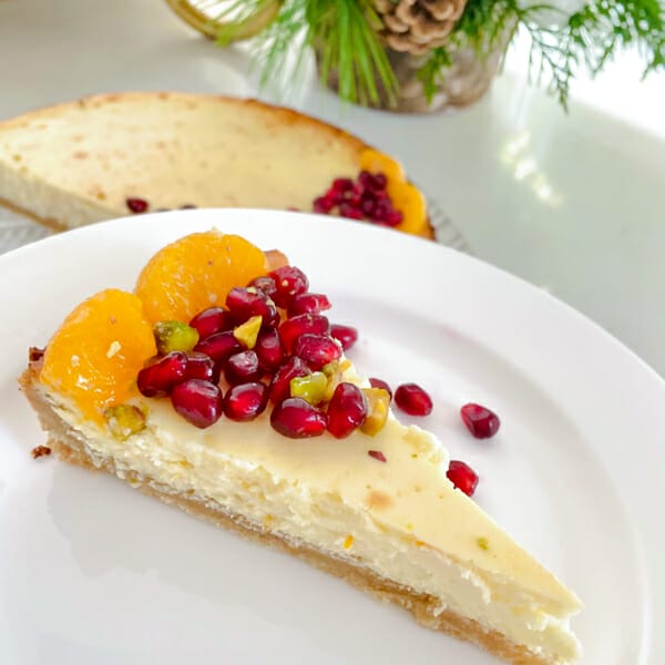 labneh cheesecake christmas orange version
