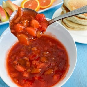 How to Make Strawberry Rhubarb Sauce – Fresh or Frozen Fruit