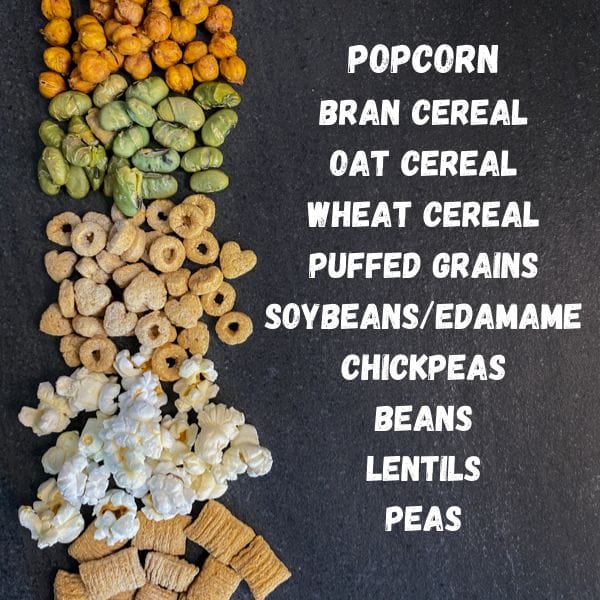 list of whole grains and pulses